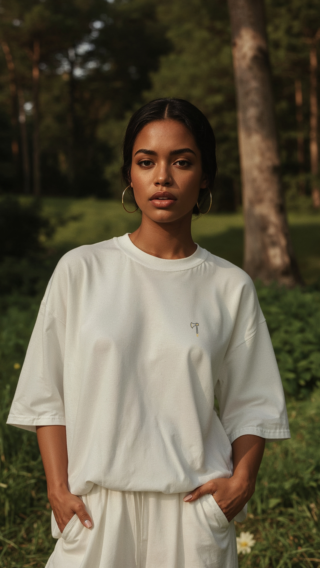 Modelo Camisa OffWhite